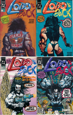 LOBO'S BACK koko setti #1-4 1992 Giffen GRANT Bisley
