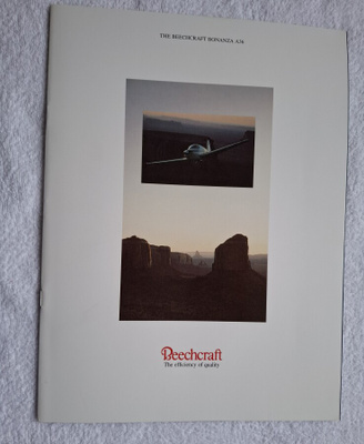 BEECHCRAFT BONANZA A36 Esite vintage