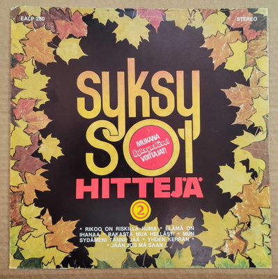 SYKSY SOI HITTEJÄ 2. – LP 1980, TopHits-FinnHits / Heliander