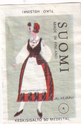 Jalasjärvi  , kansallispuku 4 , nainen    b577