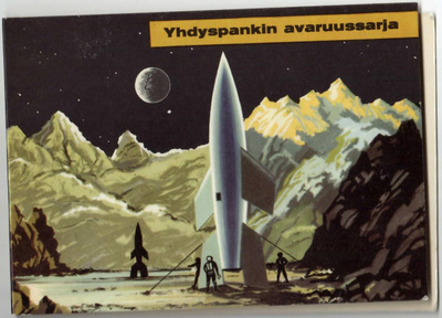 Yhdyspankin avaruussarja, ryhmä 1, 10 korttia