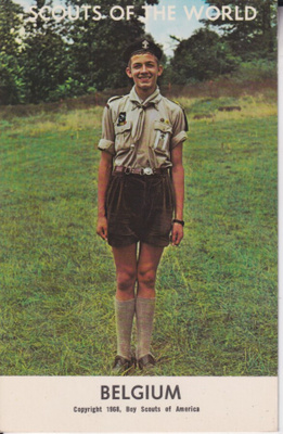 Partio. Belgium. Scouts of the World  .  e109
