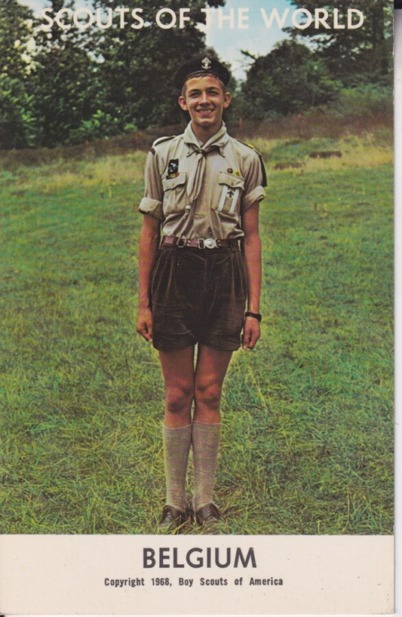 Partio. Belgium. Scouts of the World  .  e109