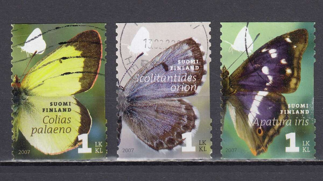 2007 Lape 1849 - 1851 Päiväperhosia