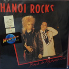 HANOI ROCKS - BACK TO MYSTERY CITY FIN PRESS M-/EX- LP - pikkukuva 1