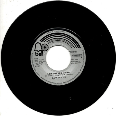 GARY GLITTER: Love Like You And Me / I'll Carry Your Pic  7"