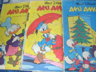 Aku Ankka lehti 2kpl v,1965, 1975