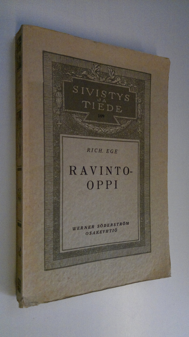 Rich Ege : Ravinto-oppi
