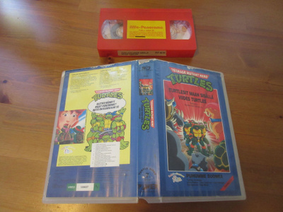 Turtles 7 VHS vuokravideo *ISOKOPPA!*
