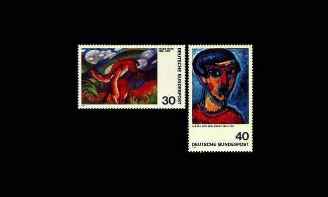 Saksa 798-9 ** Saksalainen ekspressionismi (1974)