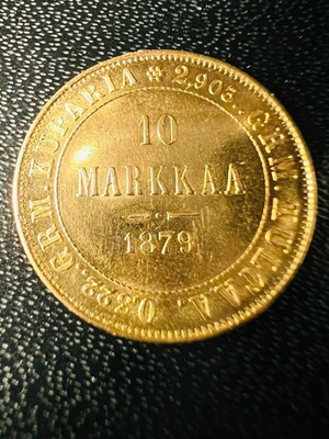 KULTAKOLIKKO 10MK V.1879