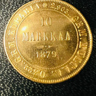 KULTAKOLIKKO 10MK V.1879 - pikkukuva 1