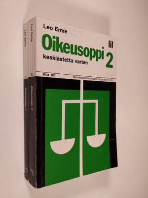 Leo Erme : Oikeusoppi keskiastetta varten 1-2