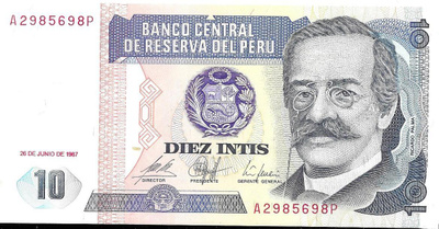 Peru 10 intis 1987