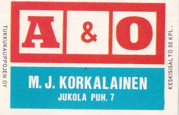 Jukola. M. J. Korkalainen  A&O , b424