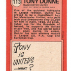 Purkkakuva Jalkapallo n:o 113 TONY DUNNE - pikkukuva 2