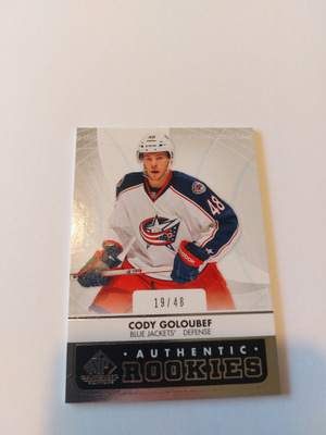 2012-13 SP Game Used #115 Cody Goloubef RC /48