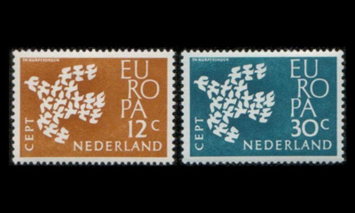 Alankomaat 765-6 ** Europa (1961)