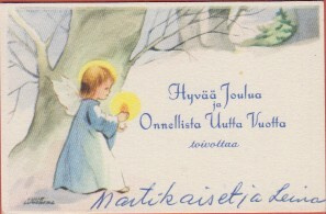 Lucie Lundberg Enkelillä kynttilä - sij.kortti