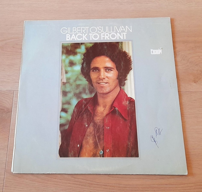 GILBERT O'SULLIVAN Back to front MAM SS-503 1972 Englanti