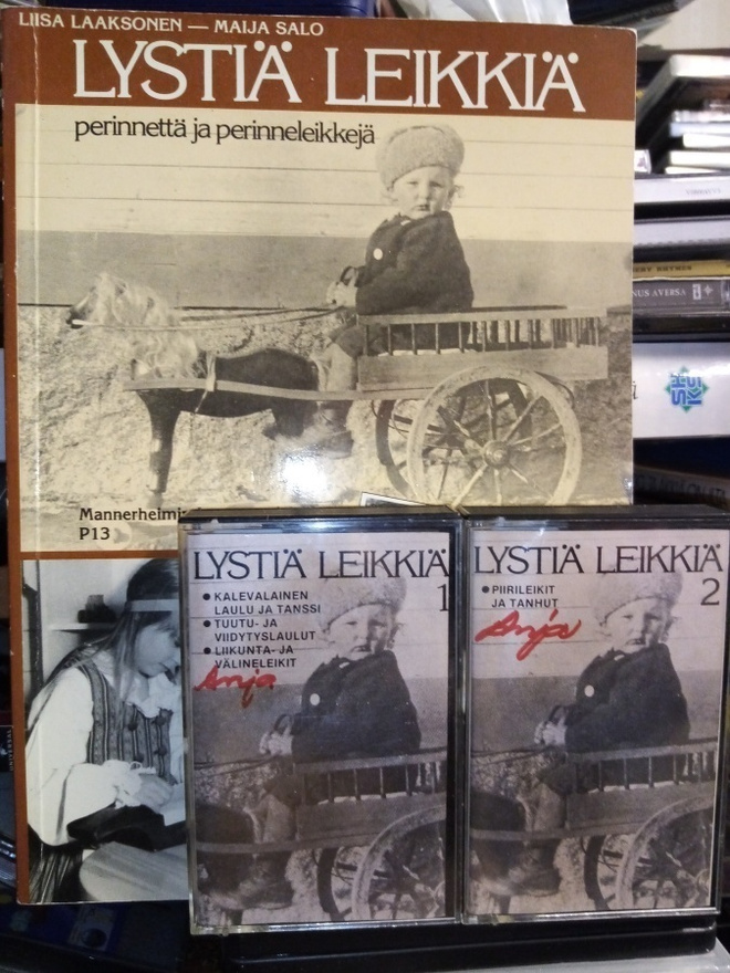 Laaksonen, Salo:  LYSTIÄ LEIKKIÄ kirja + 2 C-kas. (Sis.pk:t)