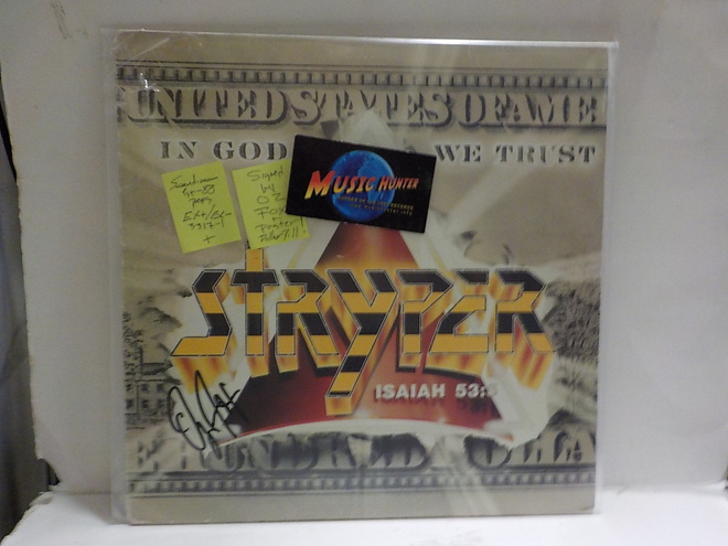 STRYPER - IN GOD WE TRUST EX+/EX- LP + NIMMARI! + POSTER