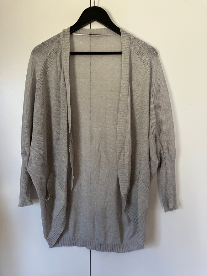 @ Gerry Weber XL bolero/neuletakki hopeankimaltava @