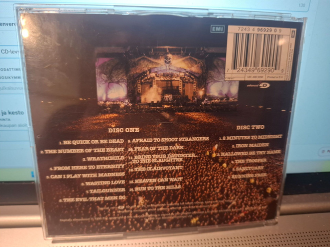 Iron Maiden – Live At Donington 2cd