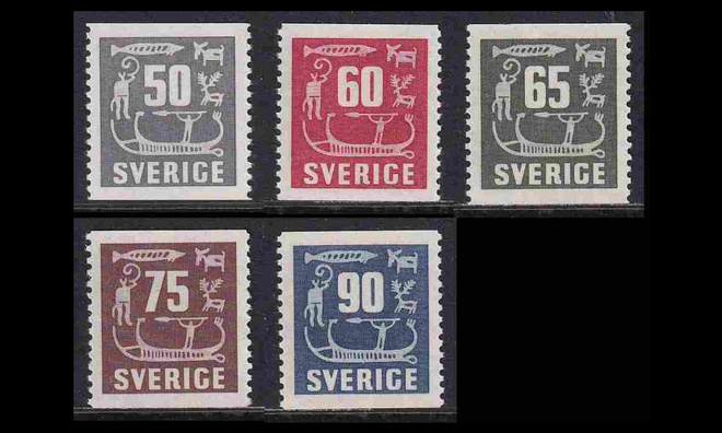 Ruotsi 396-400 ** Kalliopiirrokset (1954)