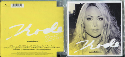 ANNA ERIKSSON . CD-LEVY . IHODE