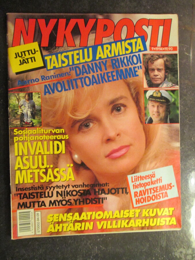NYKYPOSTI LEHTI 9 / 1994 SISÄLLYSLUETTELO KUVA 2