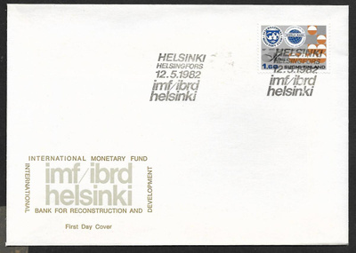 IMF - IBRD 1982 FDC (LAPE 899)