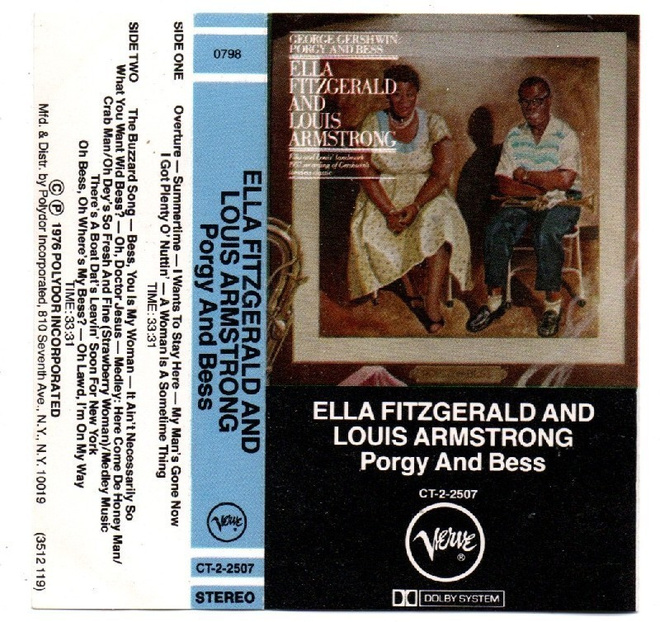 Ella Fitzgerald and Louis Armstrong Porgy and Bess c-kasetti