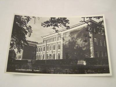 VANHA Postikortti Hämeenlinna 1950-l Alkup.Mallikappale