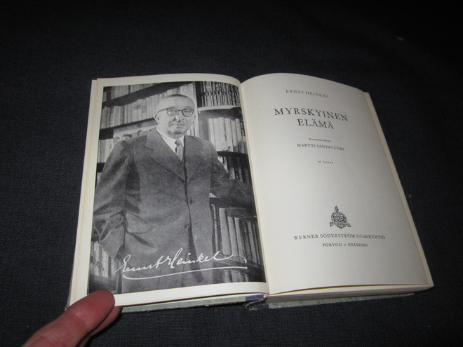 Ernst Heinkel MYRSKYINEN ELÄMÄ ( 1 p. 1955 )