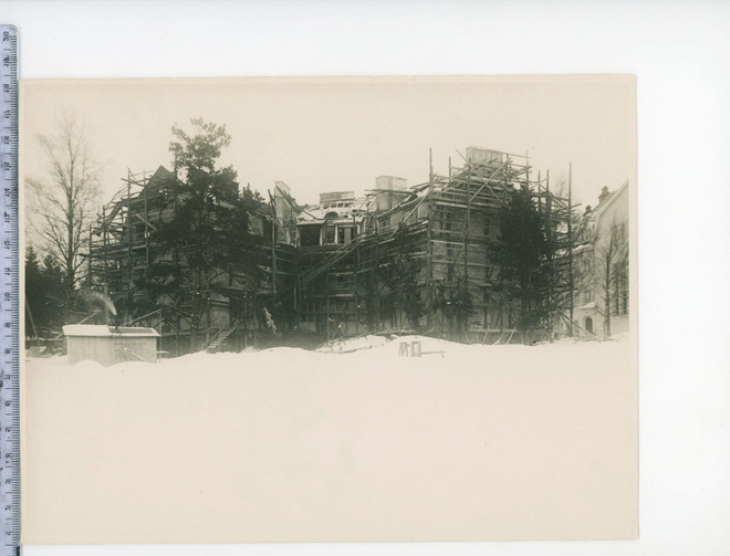 Helsinki Munkkiniemi solubetonirakennus 1925 kuva. A. Faltin