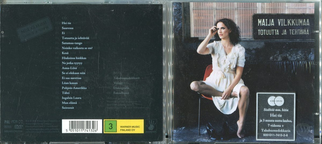 MAIJA VILKKUMAA . 2 CD-LEVYÄ . TOTUUTTA JA TEHTÄVÄÄ