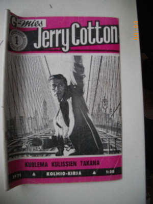 Jerry Cotton Nro 1/1971: Kuolema kulissien takana  (25.2)