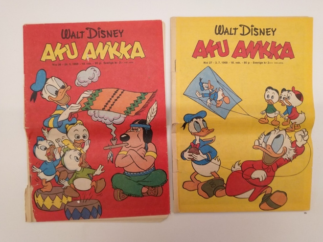 Aku Ankka 1968 2 kpl