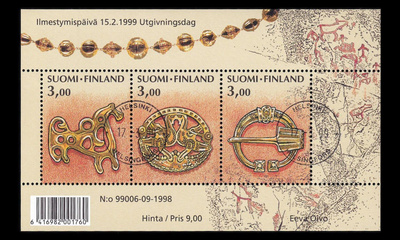 1461-3BL22 o Kalevala blokki Helsinki 17.3.99 (1999)