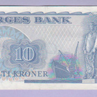 Norja 10 Kroner v.1979 P-36c - pikkukuva 2