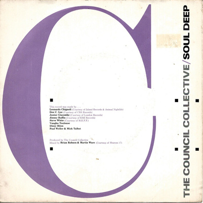 THE COUNCIL COLLECTIVE: Soul Deep / …(Part 2)  7"kk