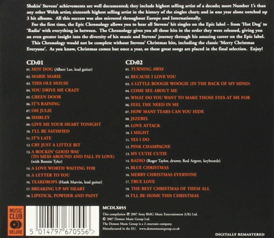 SHAKIN STEVENS - HIT SINGLES 2CD