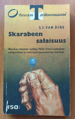 S.S.Van Dine: Skarabeen salaisuus, Otava 1960, 3.p.