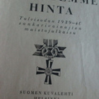 Vapautemme hinta  sodan 1939-1940 sankarivainajat - pikkukuva 1