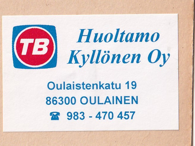 Oulainen, TB Huoltamo Kyllönen Oy   b432