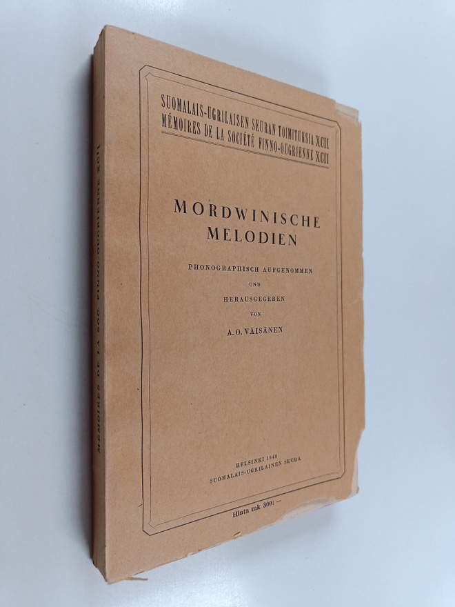 Armas Otto Väisänen : Mordwinische Melodien