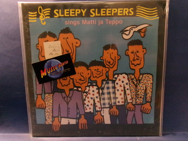 SLEEPY SLEEPERS - SINGS MATTI JA TEPPO EX+/VG+ FIN -87 LP