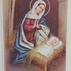 Neitsyt Maria ja Jeesus-lapsi seimessä, p. 1956 + Tubi-jm - pikkukuva 1