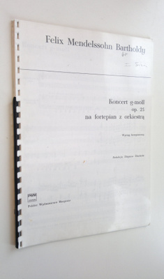 Zbigniew Sliwinski : Felix Mendelssohn Bartholdy - Koncer...
